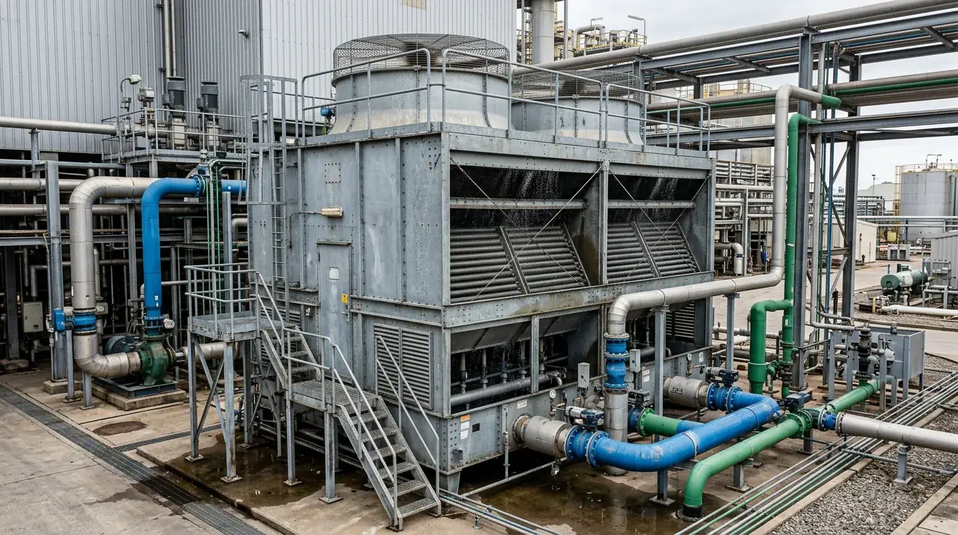 Circulating pipework and valves